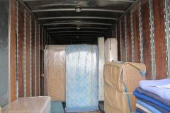 Wrapped and Padded Mattresses. No tears on our trucks!!