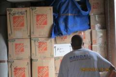 Neatly Stacked and Labeled Boxes for Transport